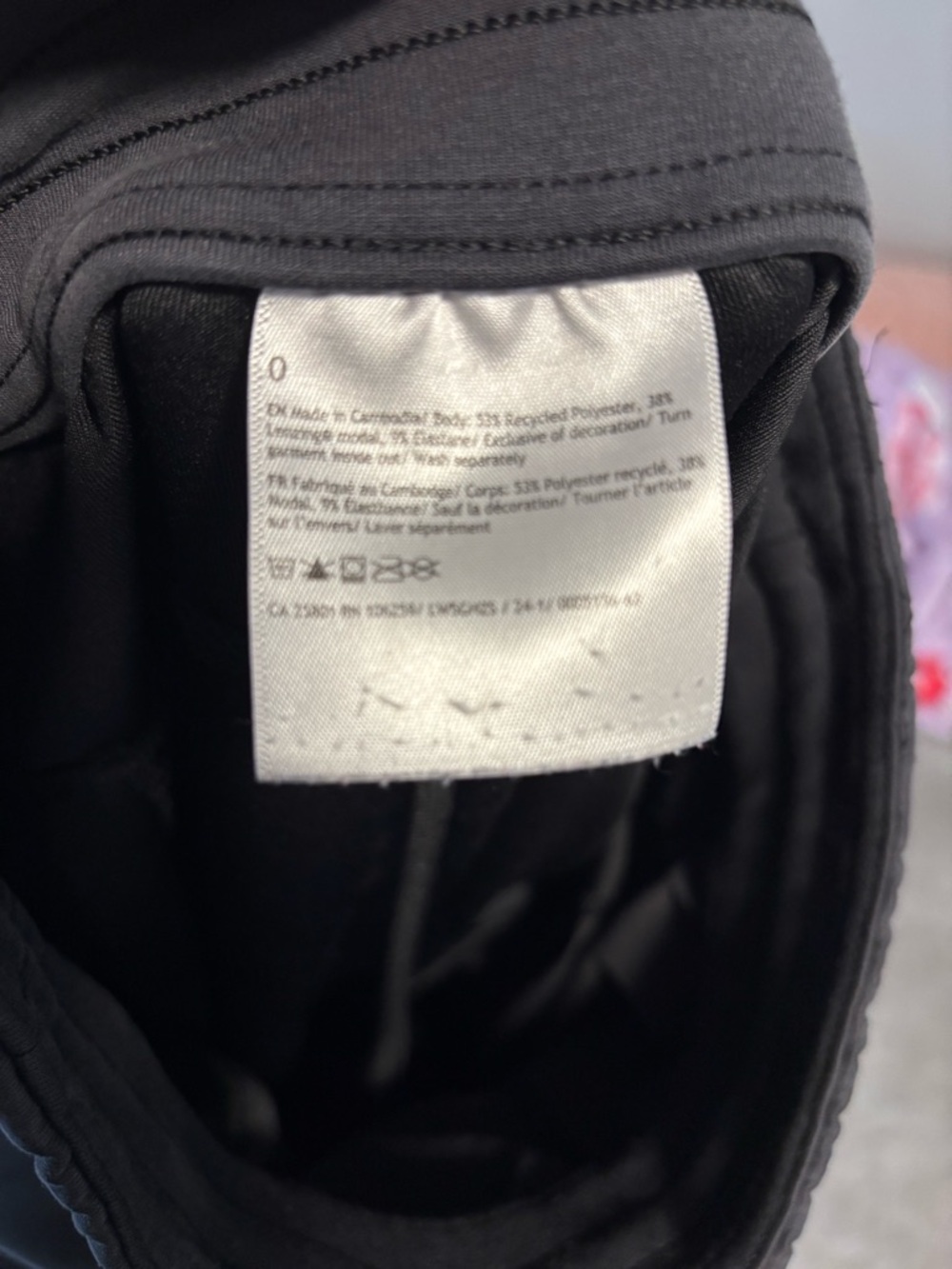 lululemon Black Scuba Relaxed Wide-Leg Track Pants - Picture 3 of 4